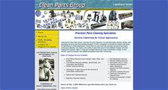 Desktop Screenshot of cleanpartsgroup.com